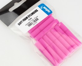 Soft Foam Cylinders, Pink, 7 mm